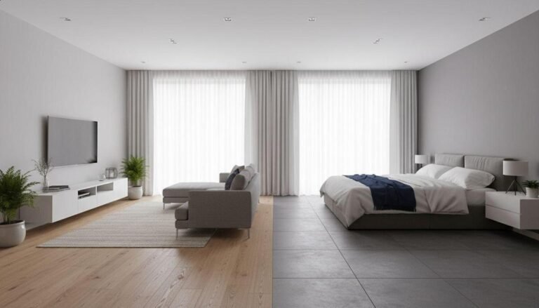 Melhor piso para sala e quartos